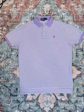 Polo by Ralph Lauren Striped Polo Shirt Size L/G